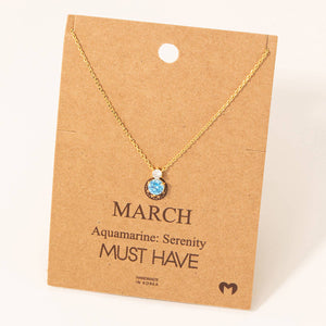 Birthstone Necklace