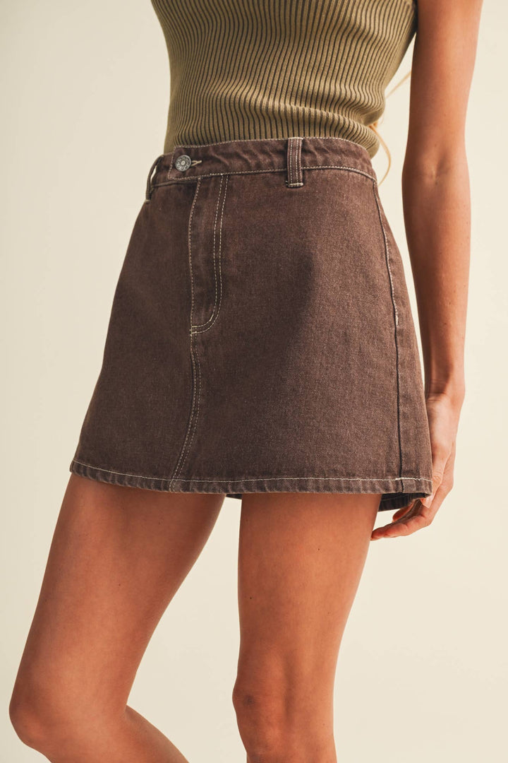 Sutton Denim Skort