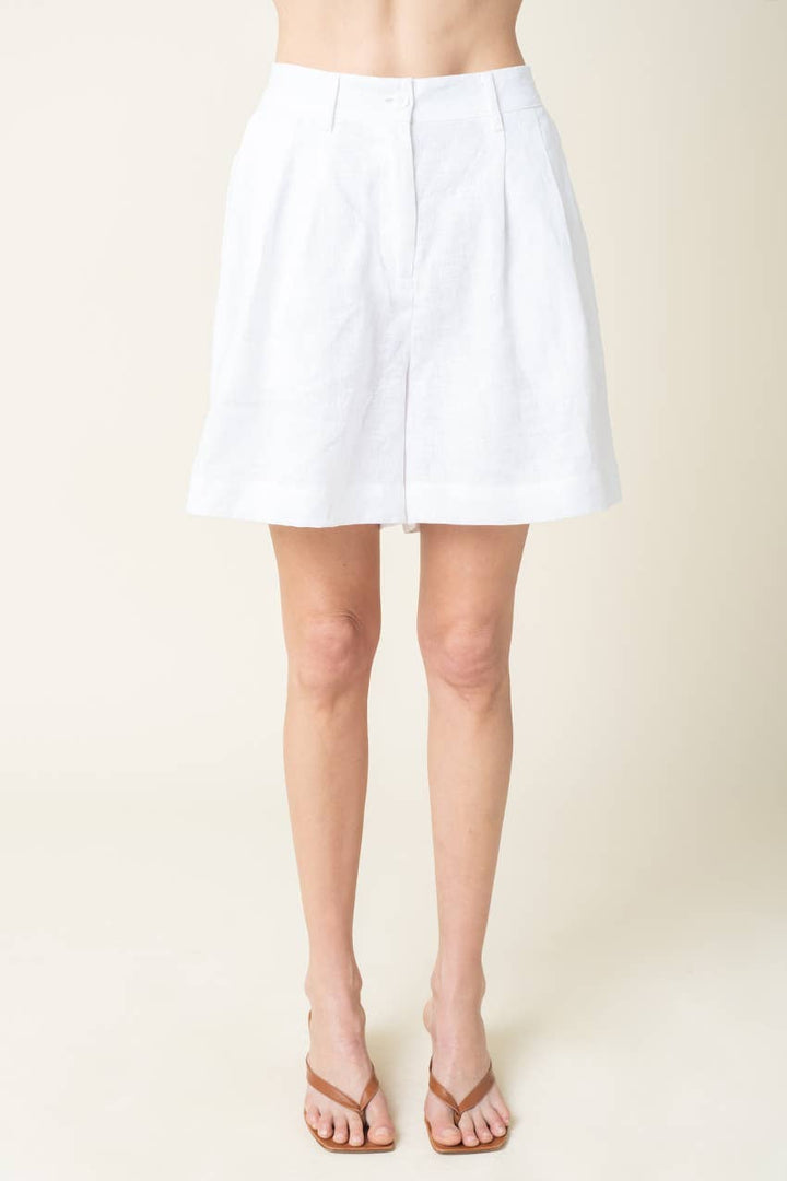 Lumila Essential Flow Linen Shorts