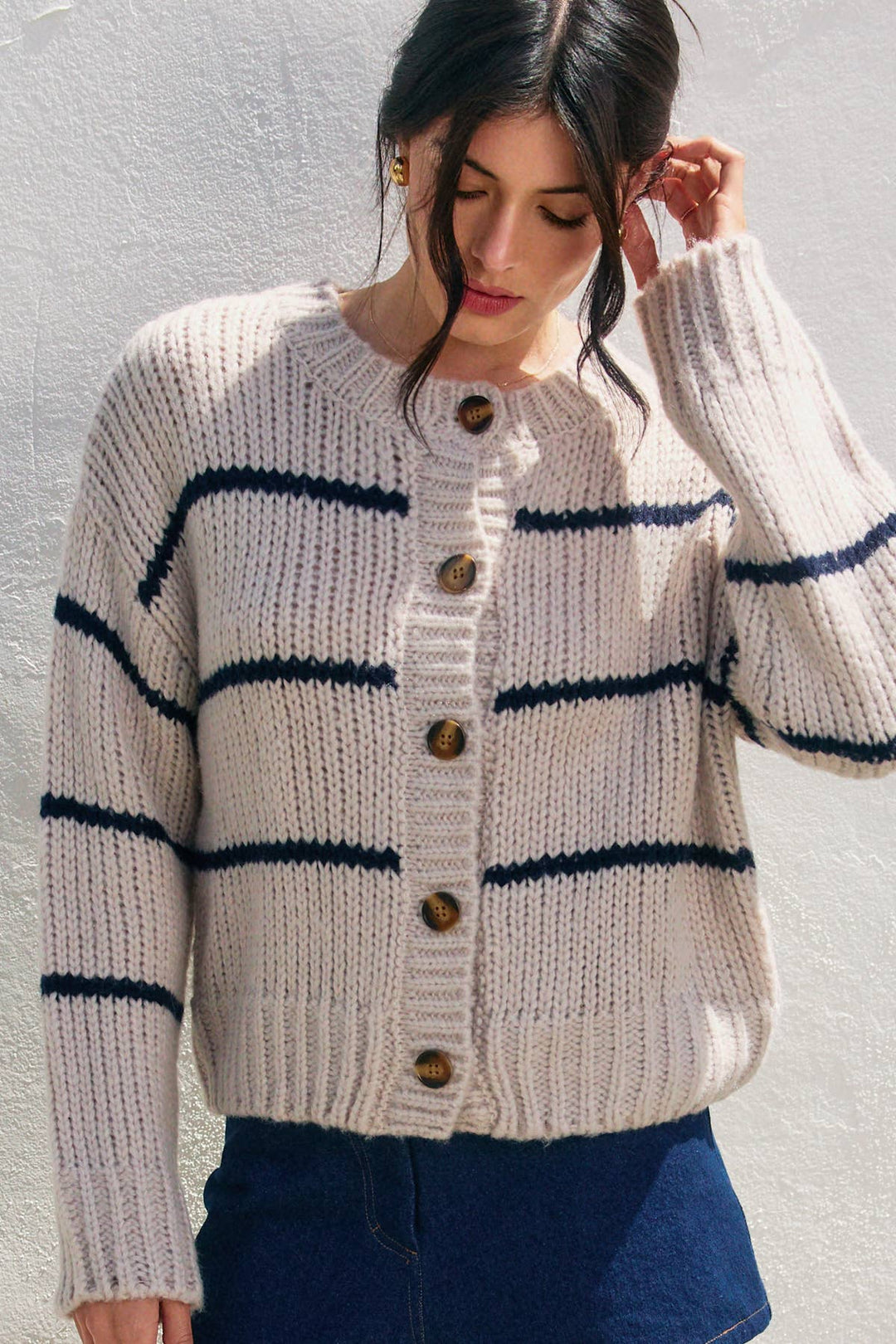 Dawson Striped Cardigan