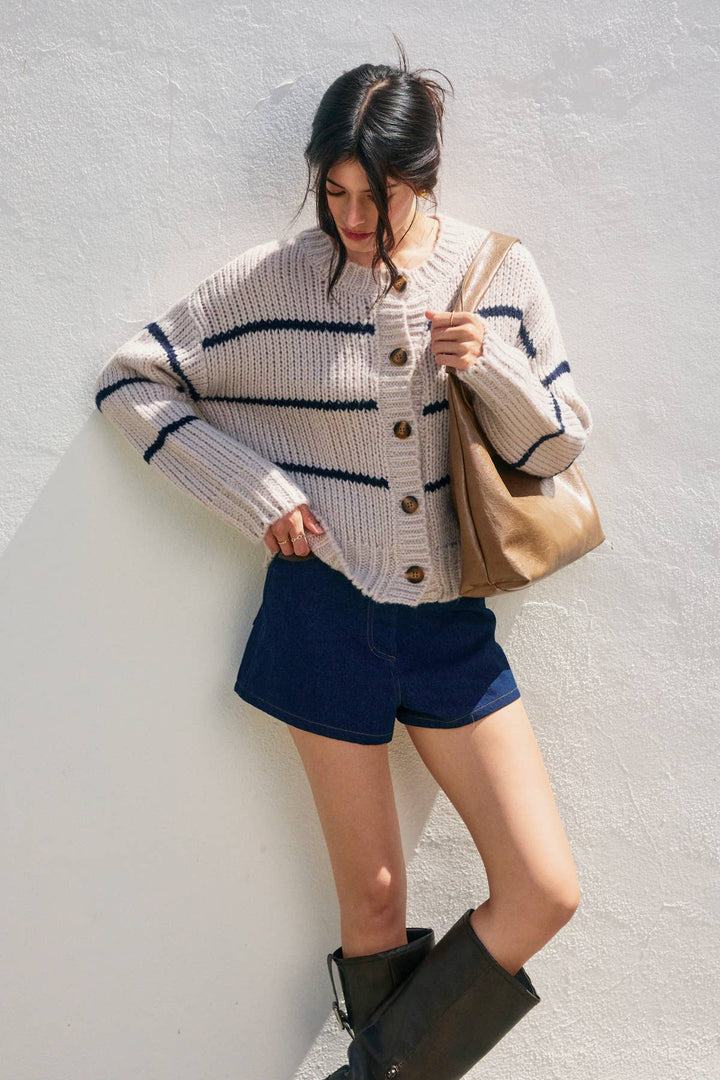 Dawson Striped Cardigan