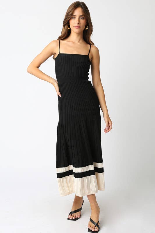 Kenzie Ribbed Knit Midi Dress