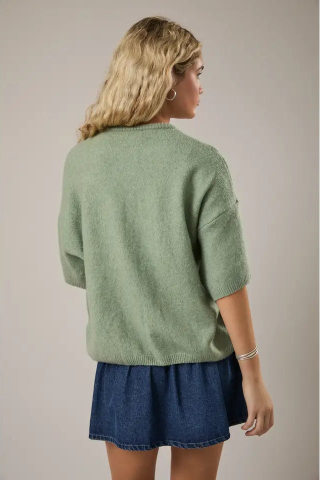 Casandra Short Sleeve Cardigan