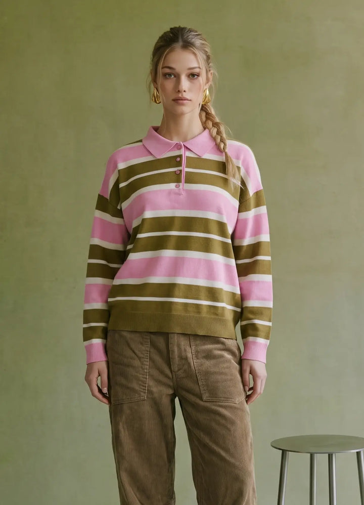 Brooke Striped Polo