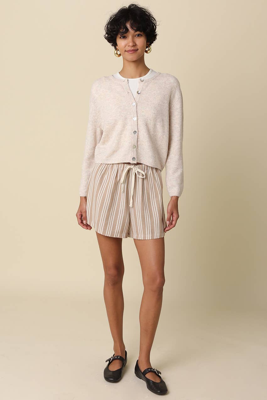 Rowan Stripe Drawstring Shorts