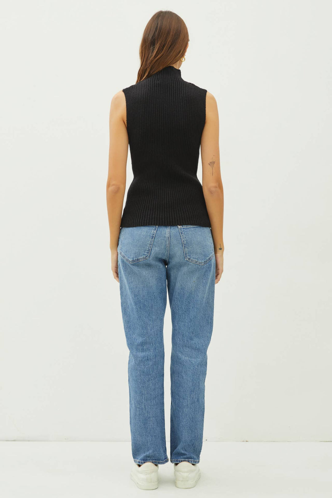 Jessica Sleeveless Turtle Neck Sweater