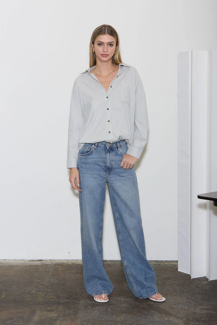 Emilee Collared Long-Sleeve Shirt