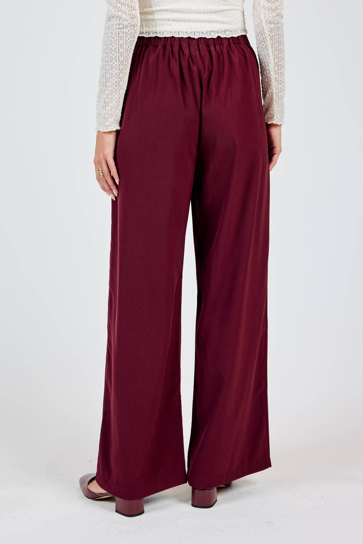 Stacy Wide Leg Pleated Pants