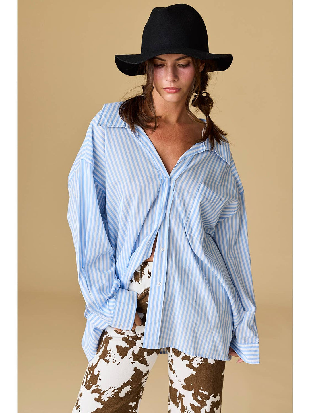 Madelyn Oversized Stripe Shirt