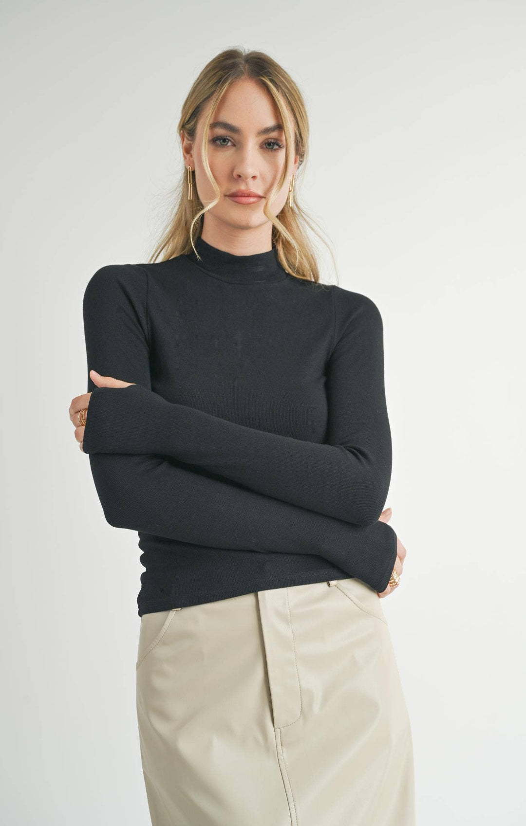 Ronan Turtleneck Knit Top
