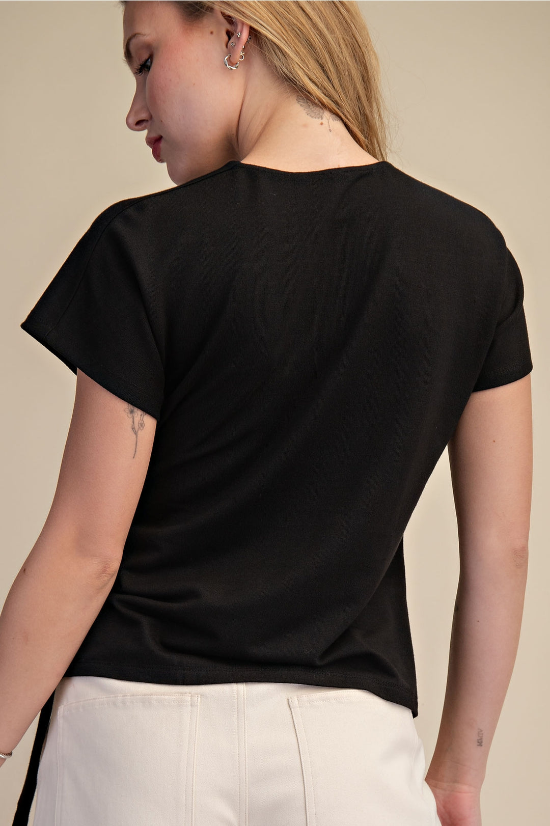 Julie Tie Front Top