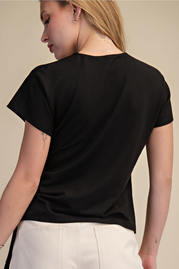 Julie Tie Front Top