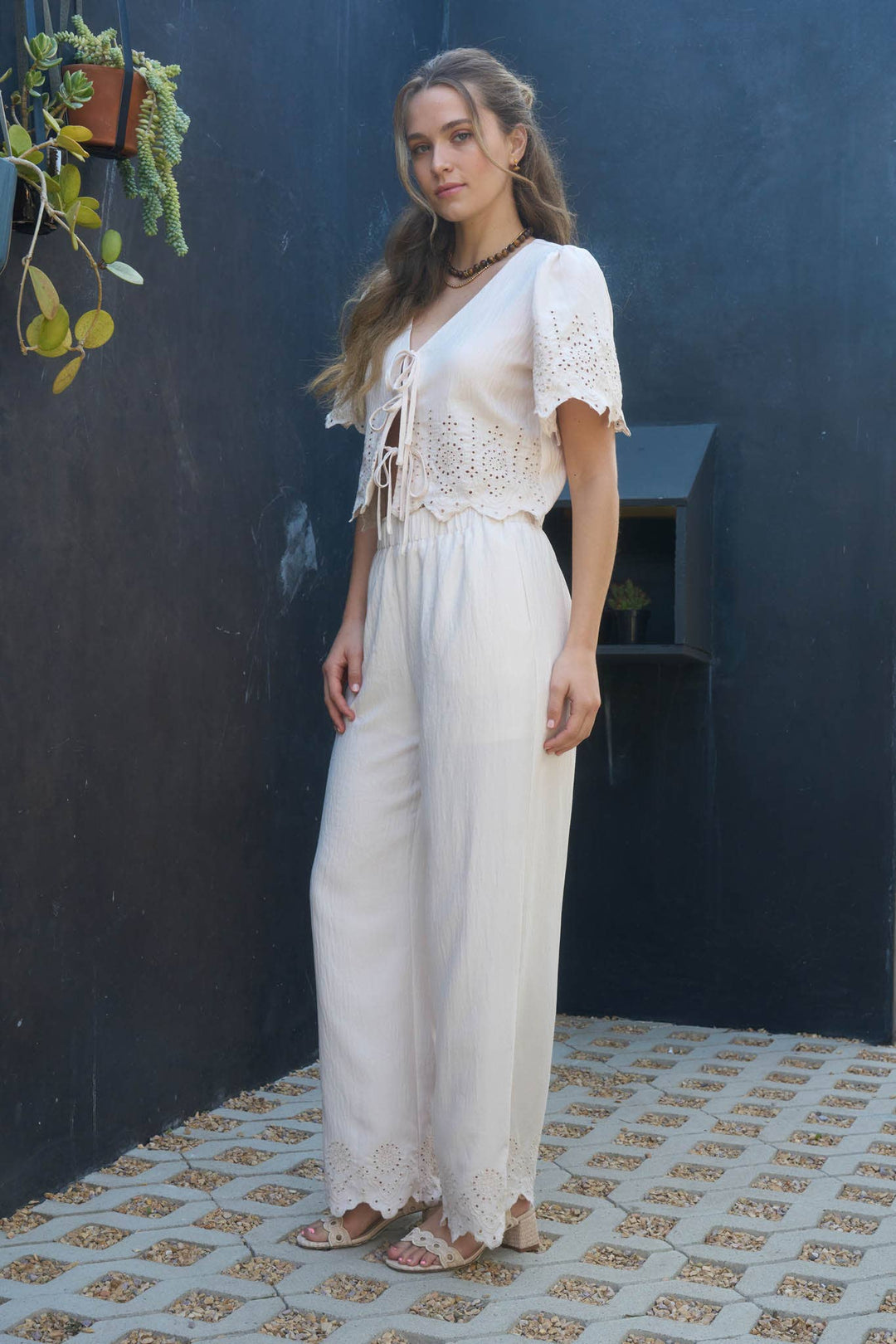 Angela Scallop Pants