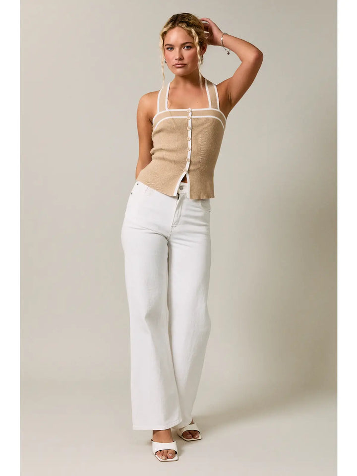Cassie Sweater Ribbed Top