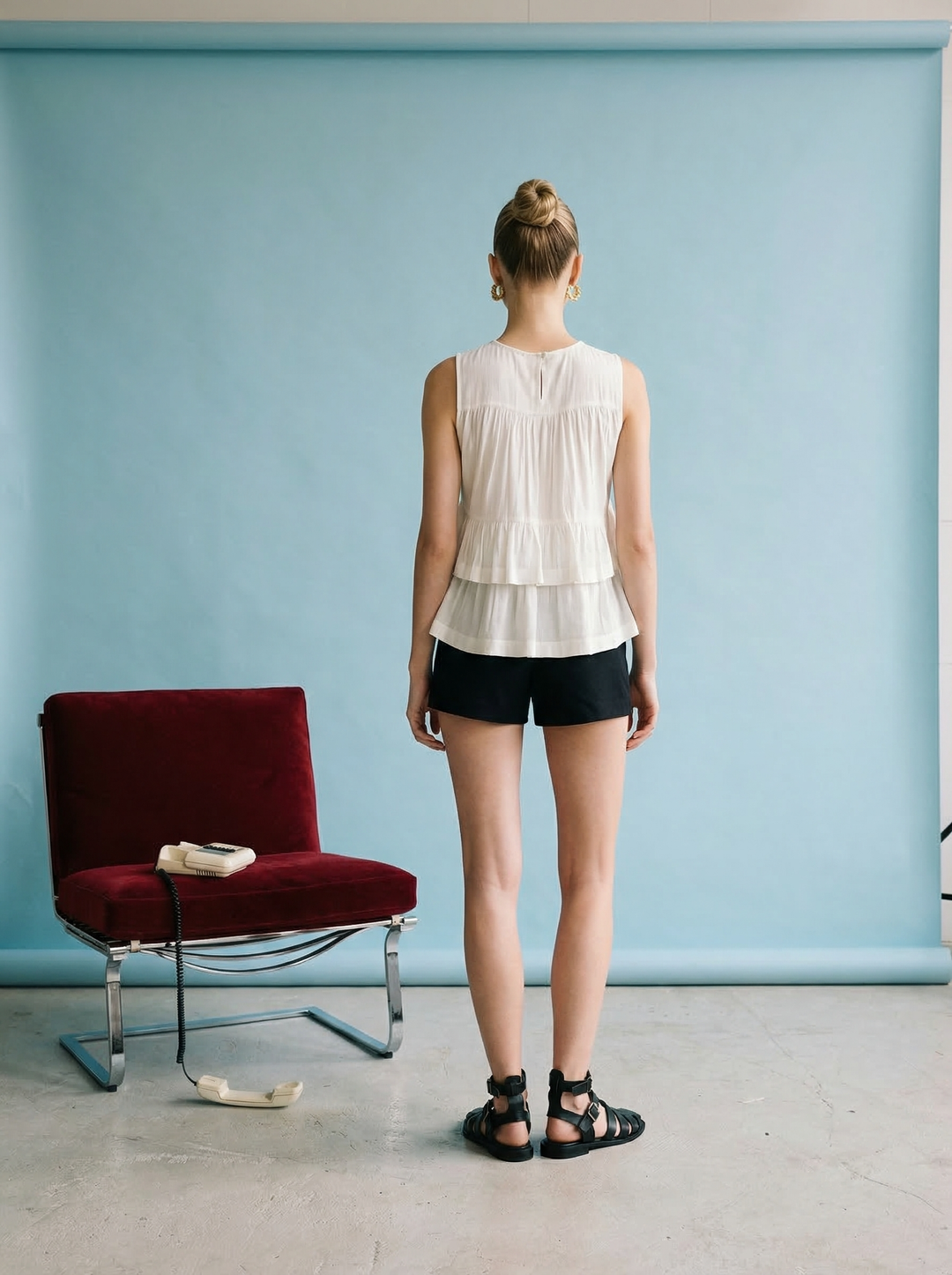 Alicia Tiered Ruffle Blouse
