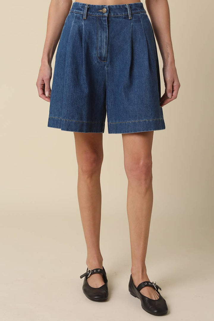 Jaida Denim Bermuda Shorts