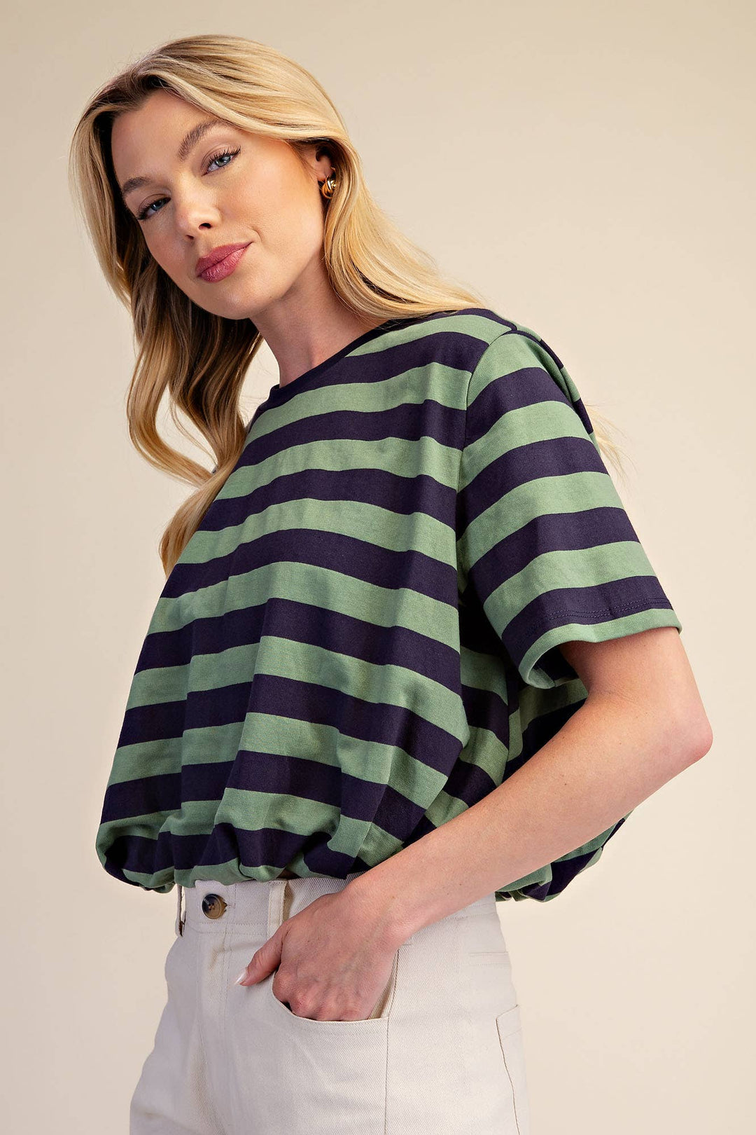 Winslow Bubble Stripe Top