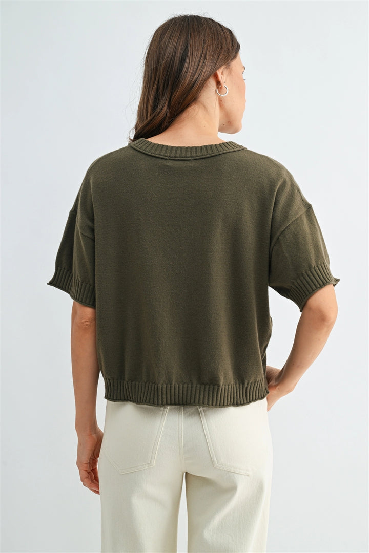 Trinity Cropped Sweater