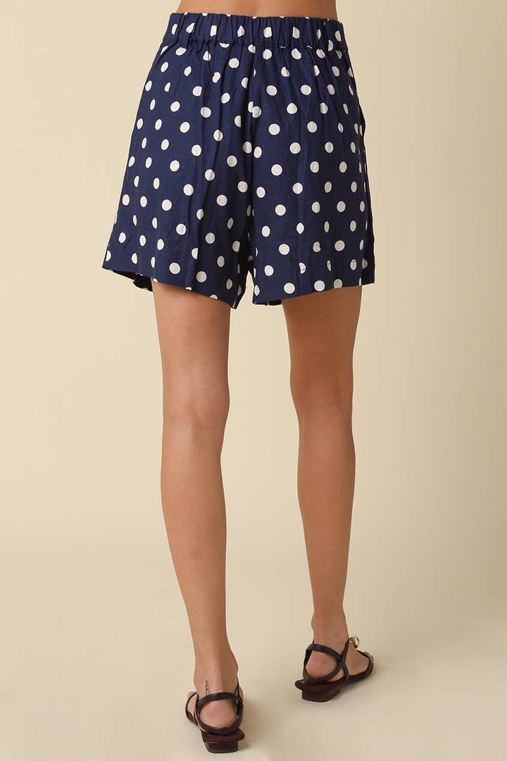 Briselle Polka Dot Tailored Shorts