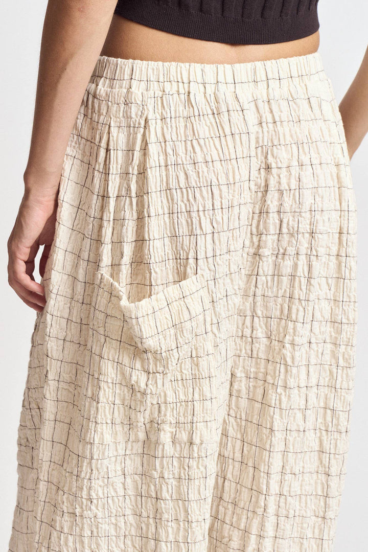 Anya Check Print Pants