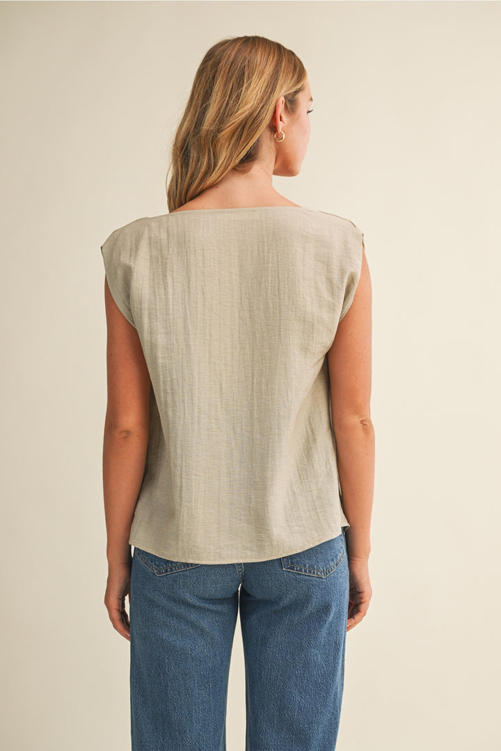 Bridgette Draped Cowl Blouse