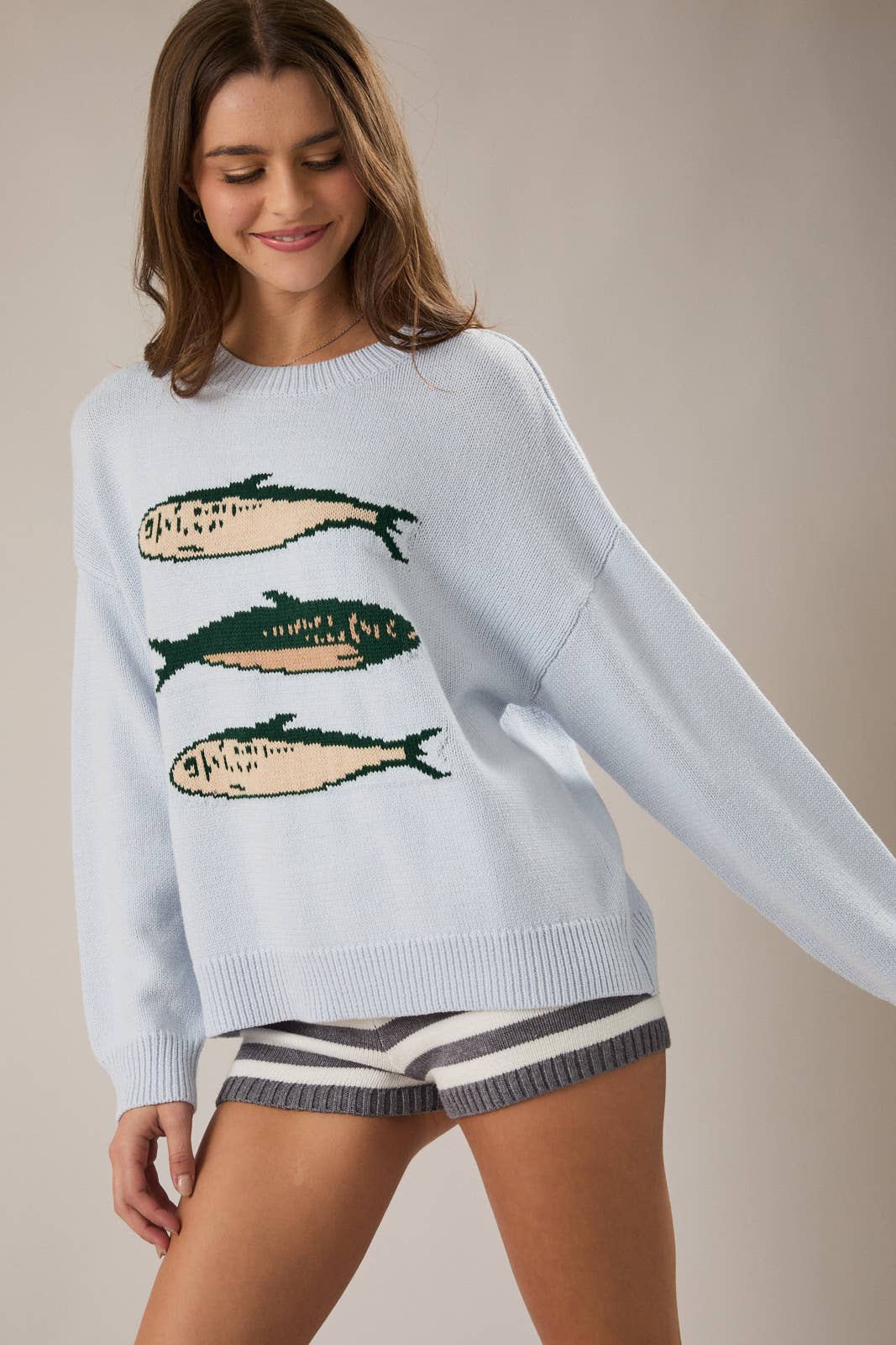 Naomi Sardines Sweater - Blue