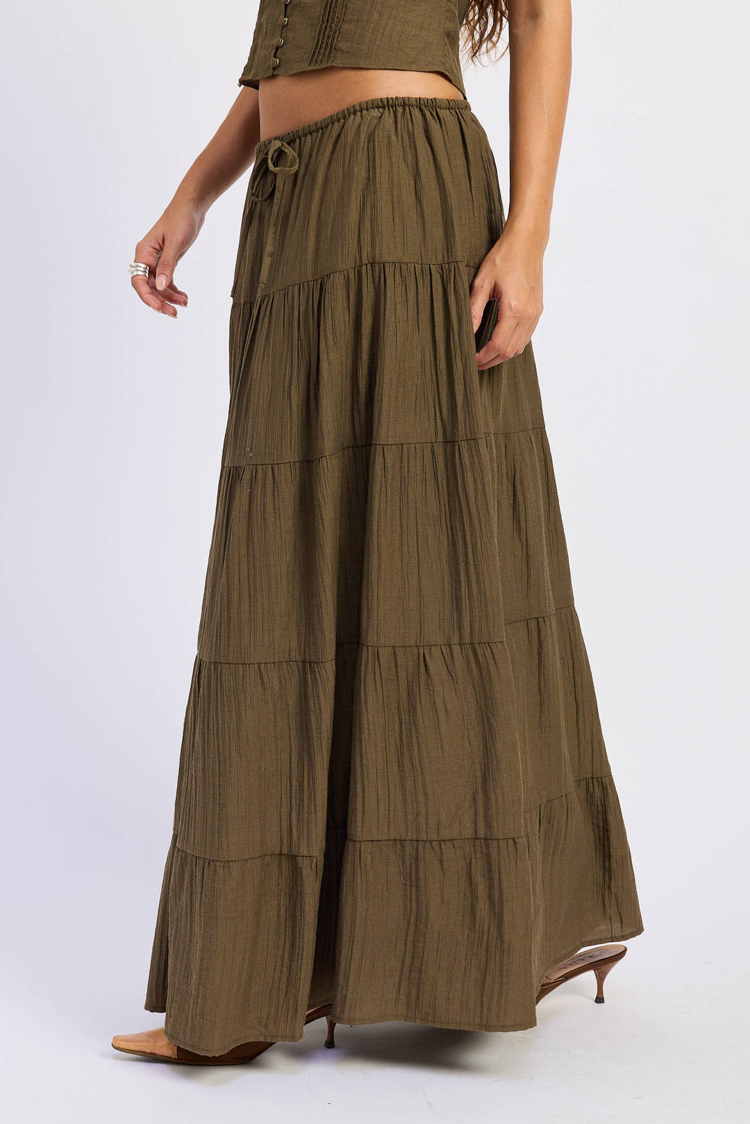 Charlotte Tiered Maxi Skirt