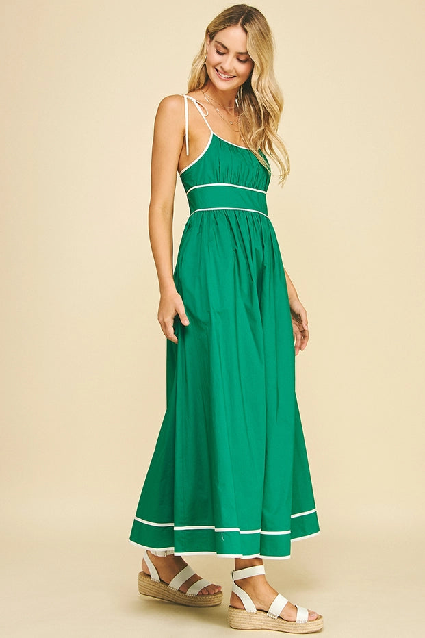 Taylor Contrast Maxi Dress