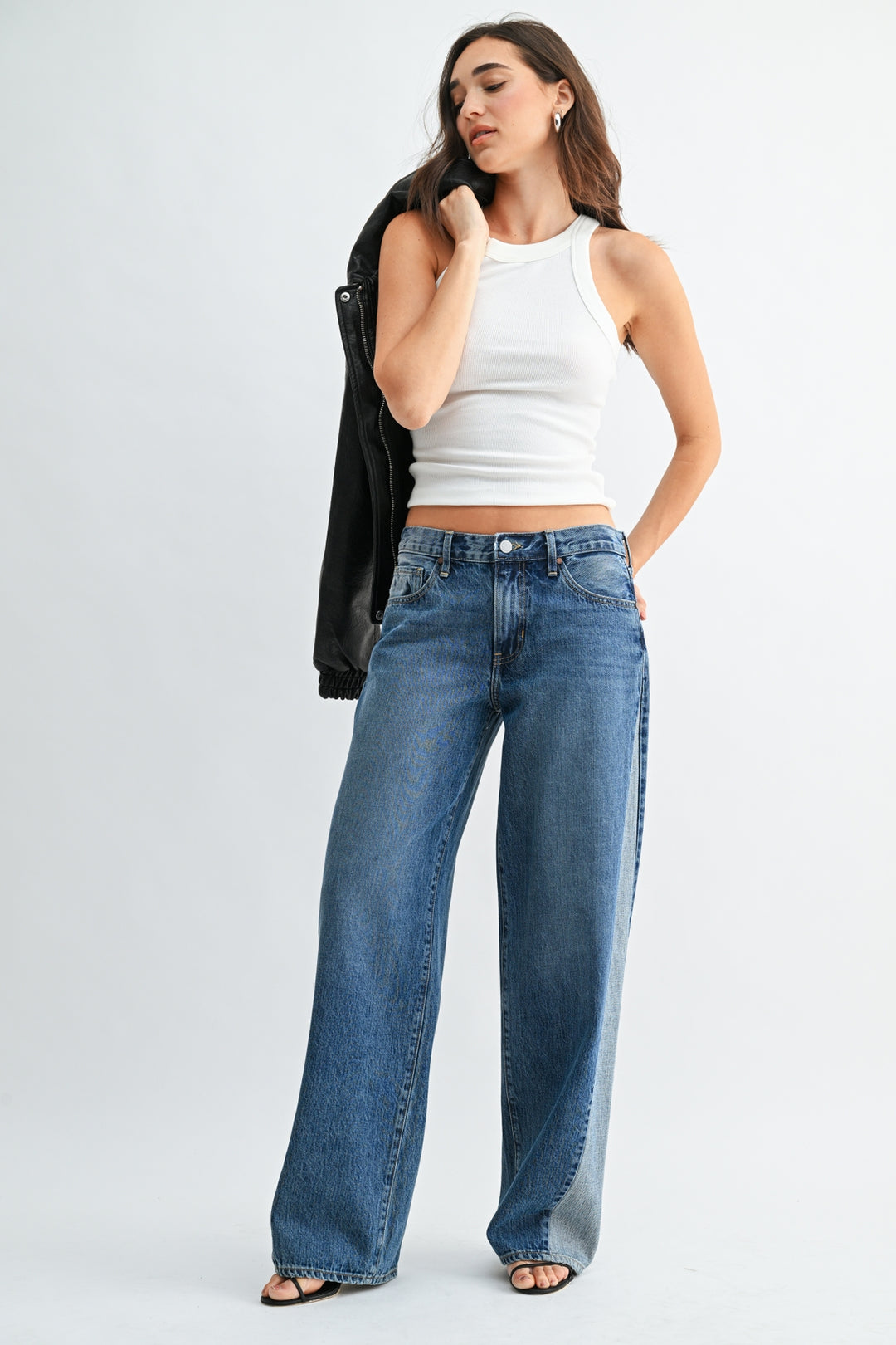 Jenna - Wide Leg - Medium Denim