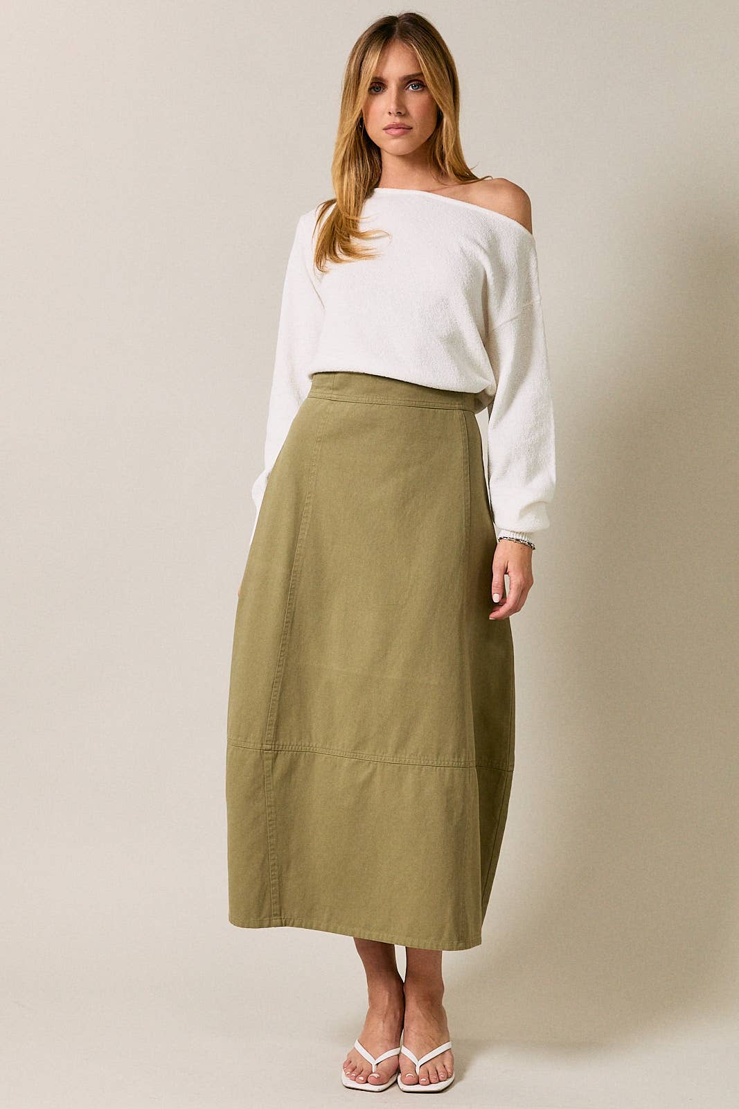 Avery Barrel Skirt