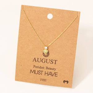 Birthstone Necklace