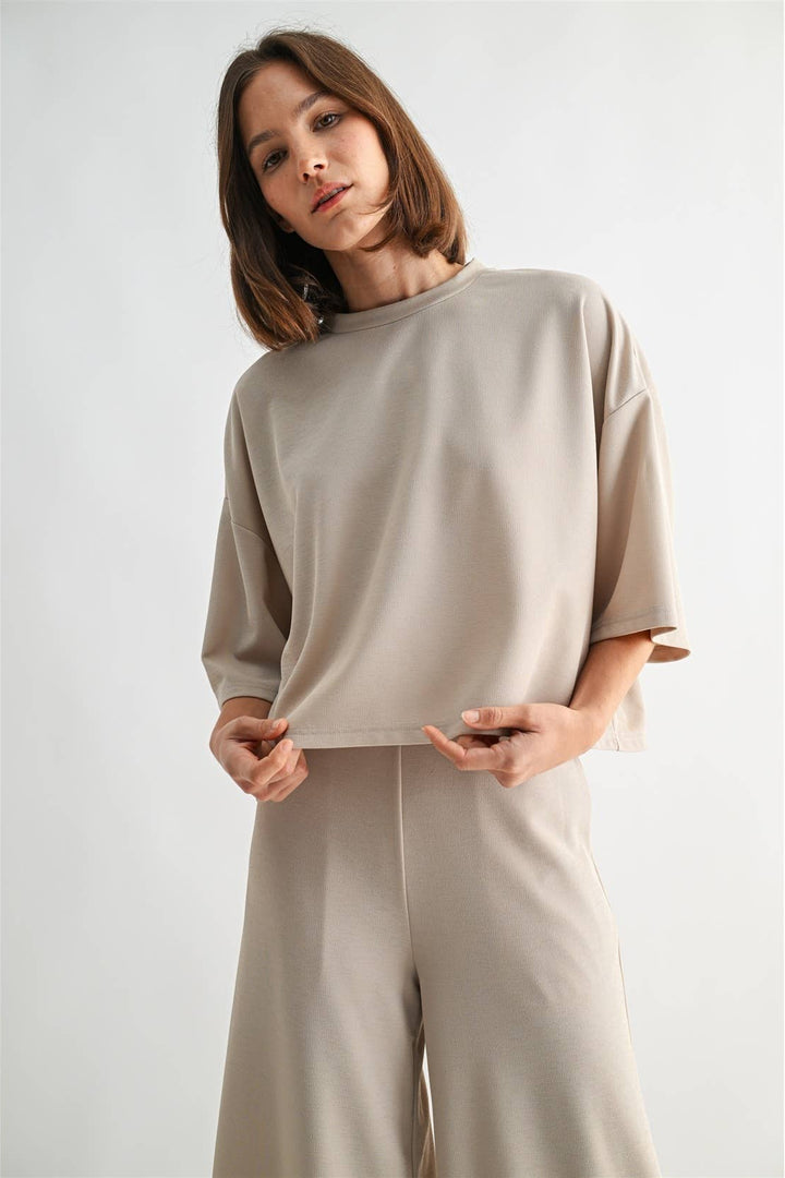 Maribelle Crop Boxy Top
