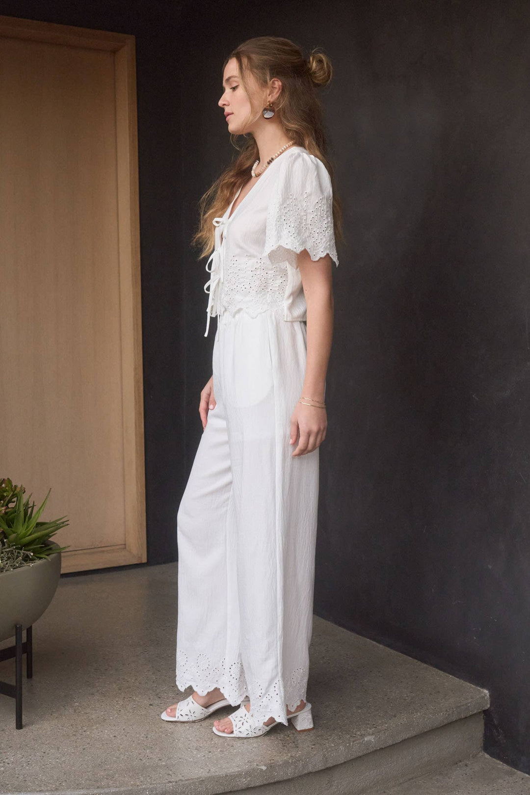 Angela Scallop Pants