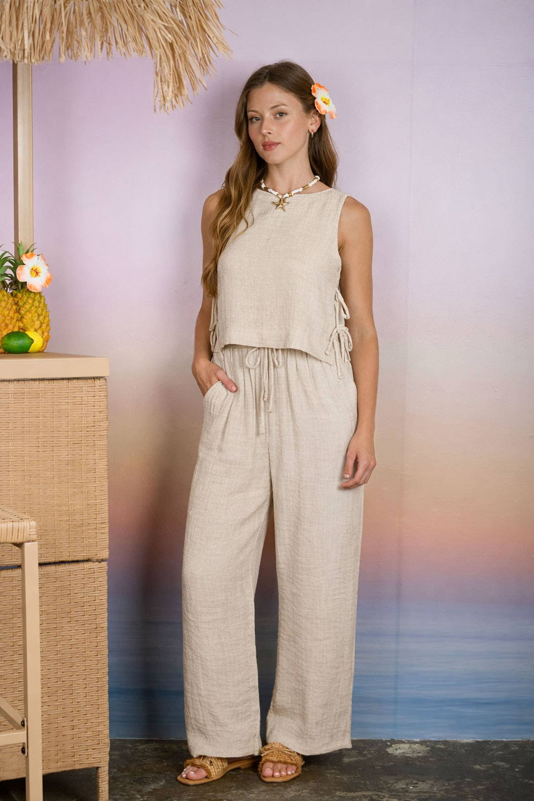 Khloe Wide Leg Lounge Pants