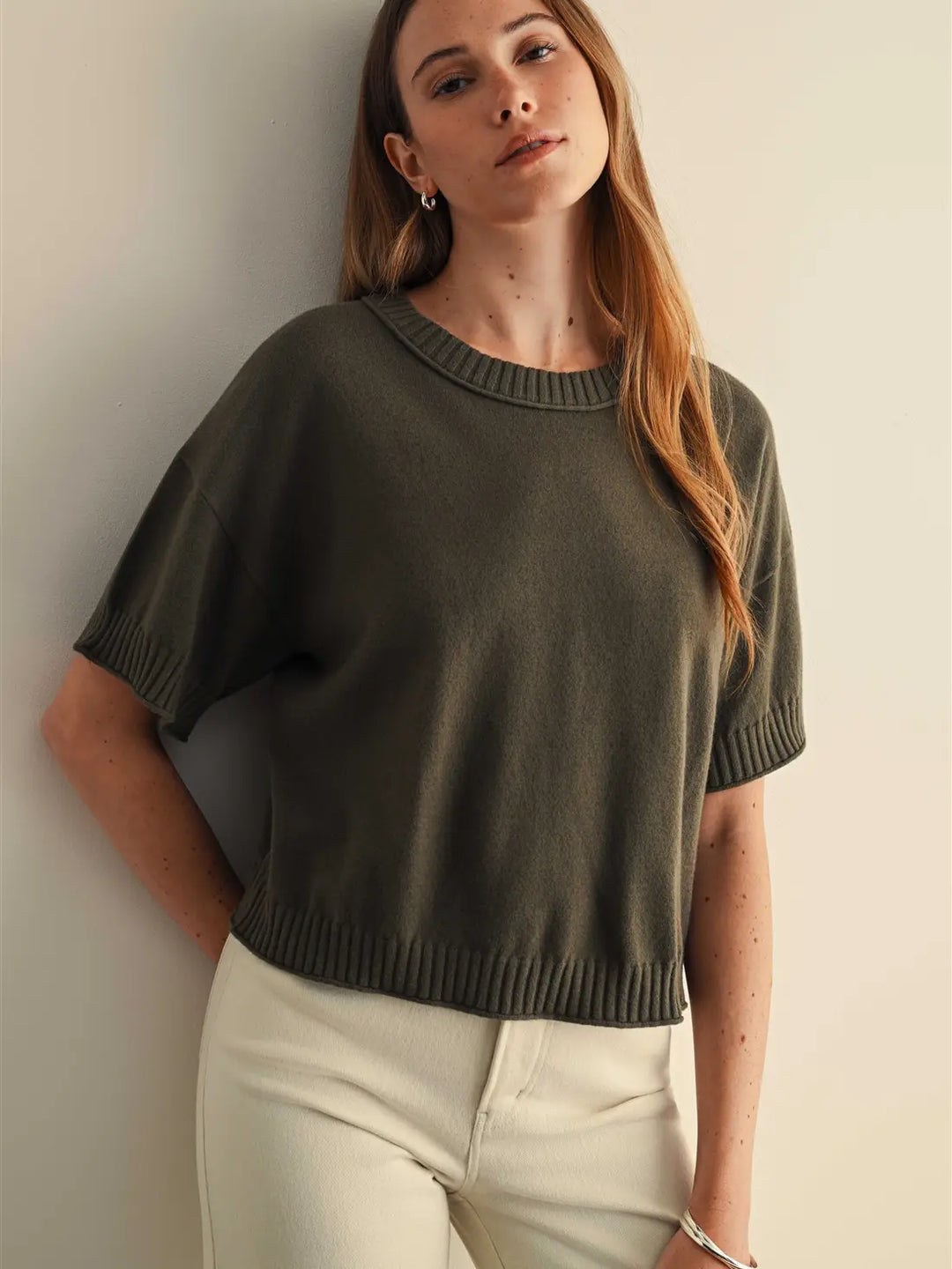 Trinity Cropped Sweater