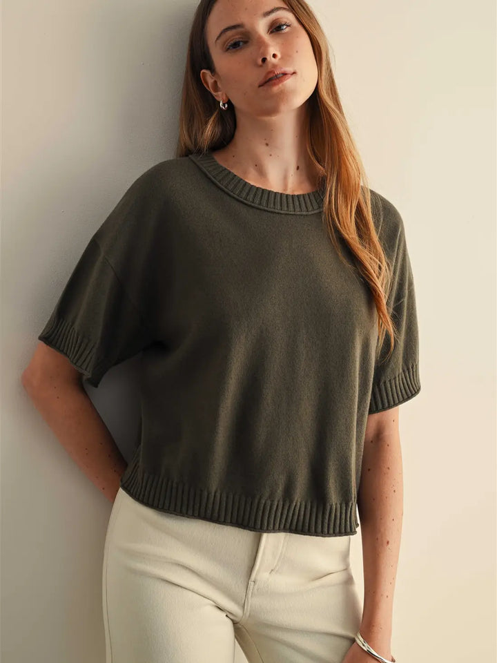 Trinity Cropped Sweater