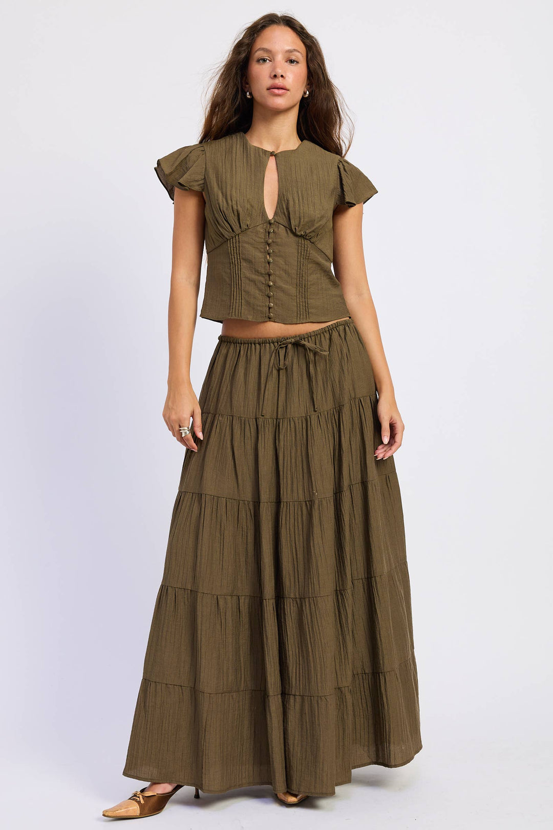 Charlotte Tiered Maxi Skirt
