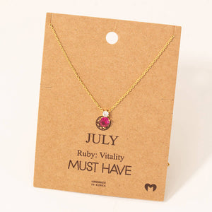 Birthstone Necklace