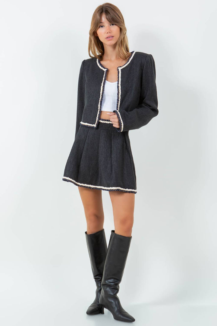Nora Pleated Mini Skirt