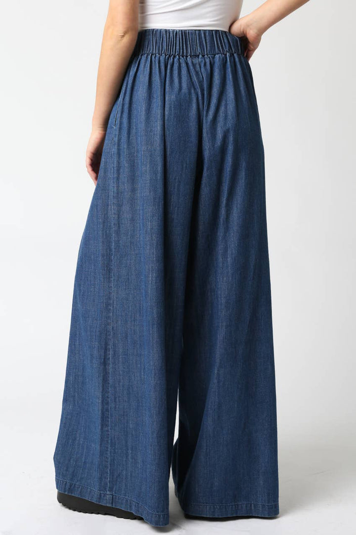 Gia Wide Leg Denim Pants
