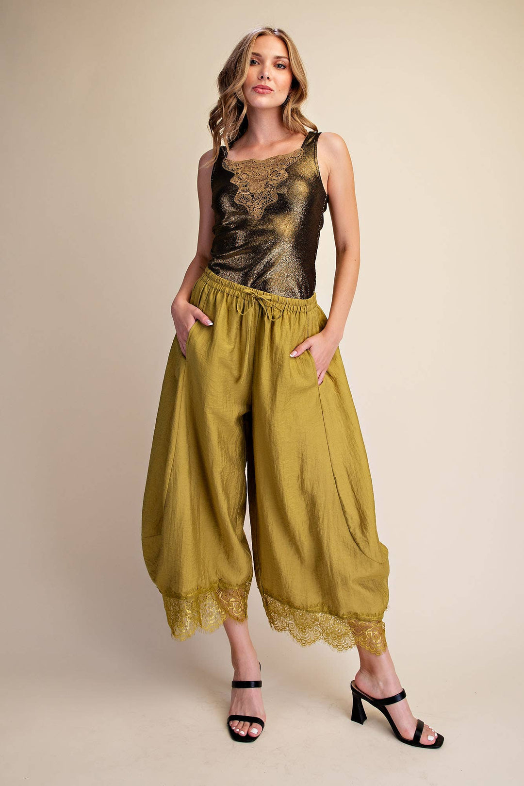 Silvia Lace Balloon Pants