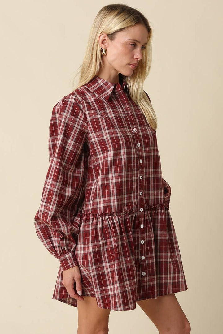 Luci Plaid Mini Dress
