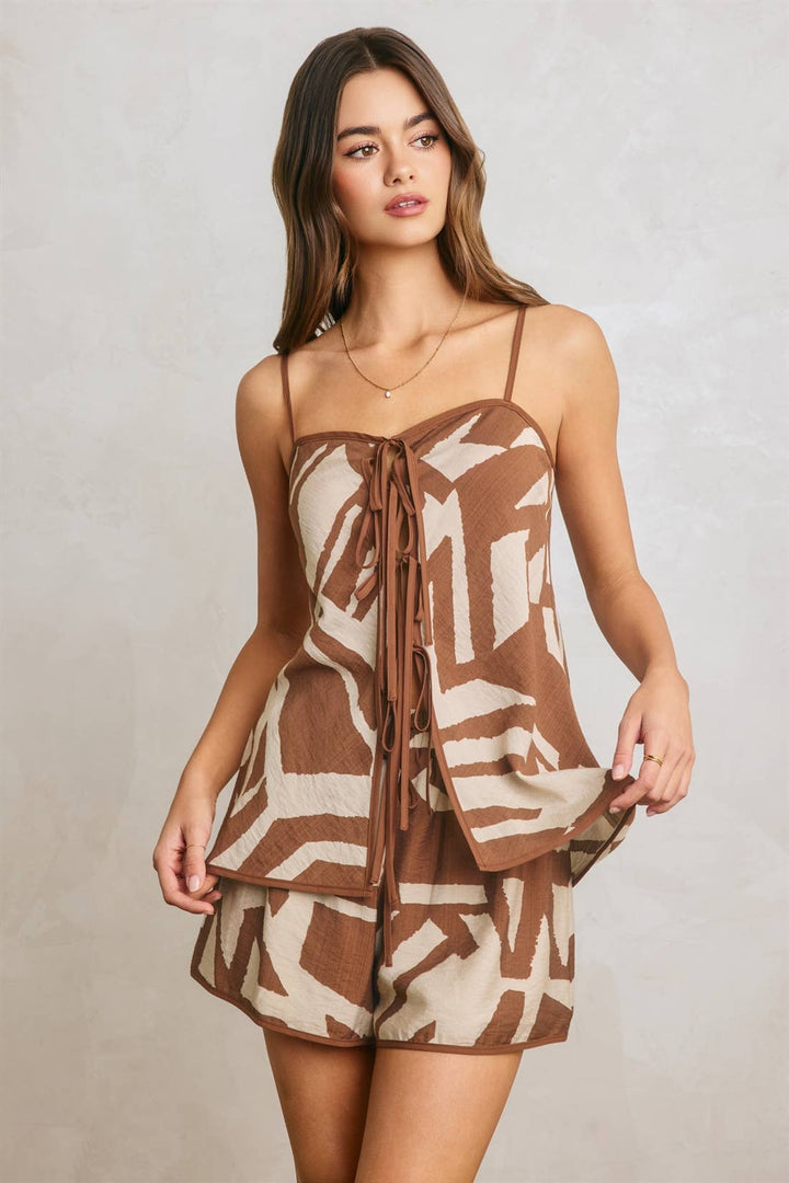 Palm Tree Pattern Top