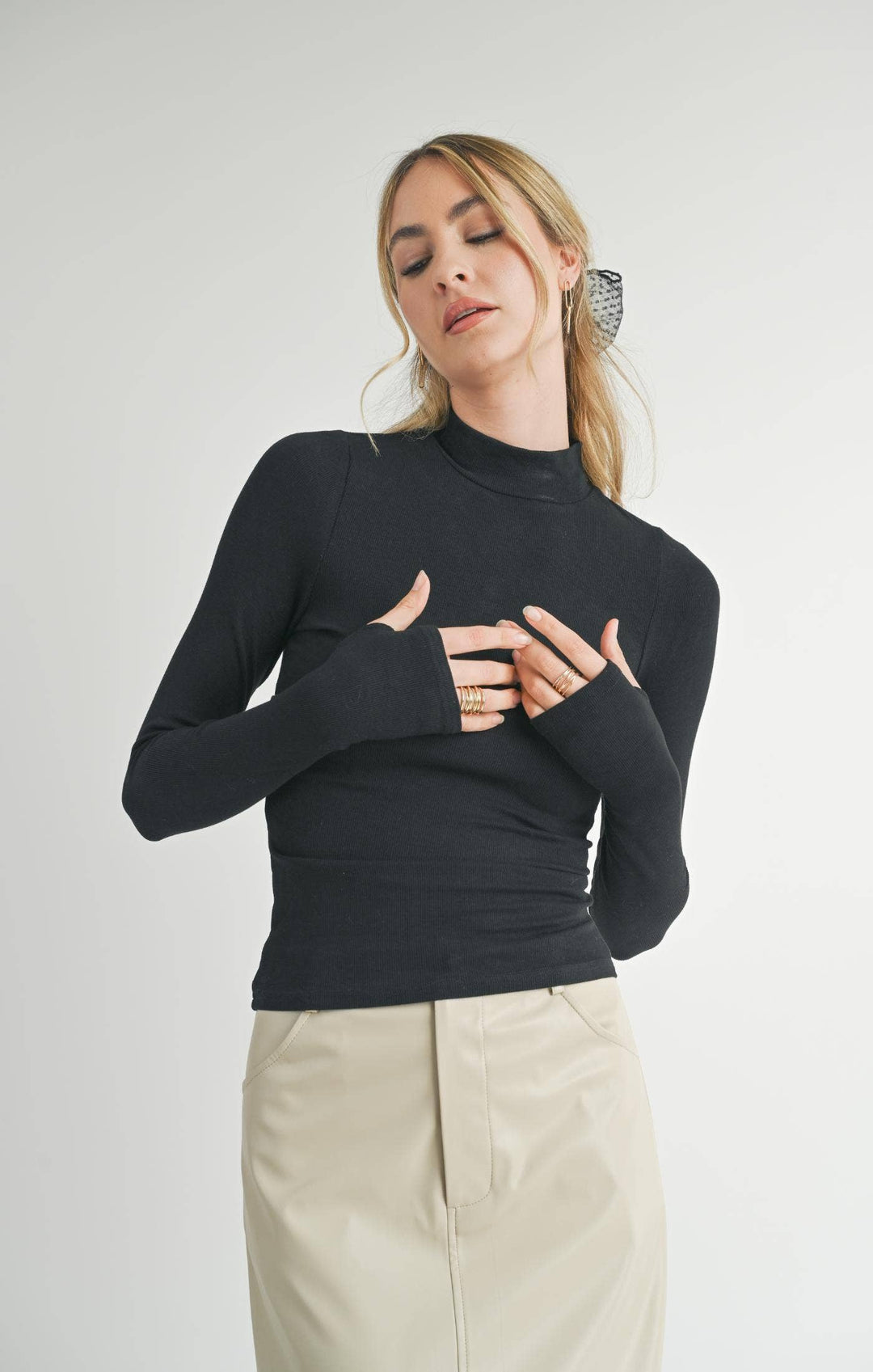 Ronan Turtleneck Knit Top