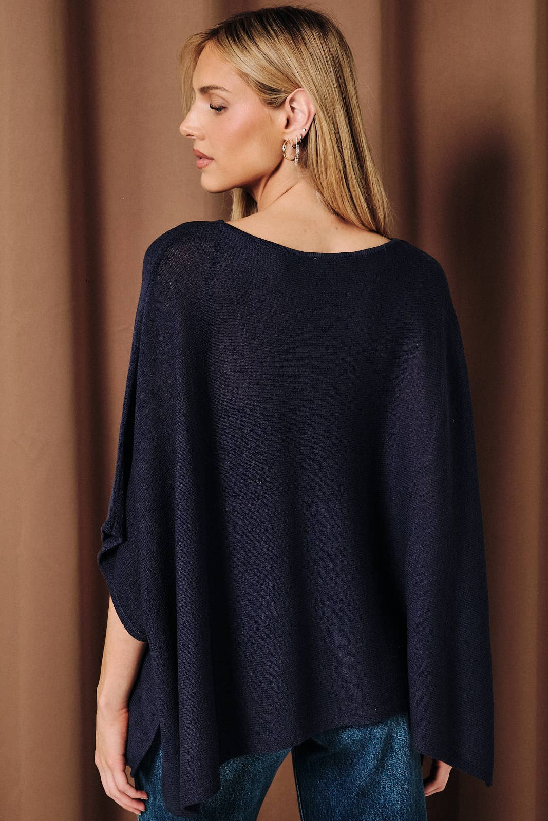 Lia Sweater Cape Top