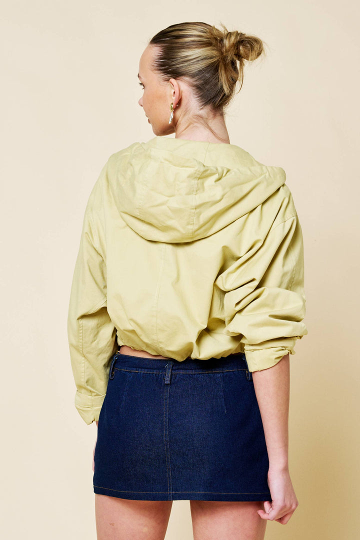 Coraline Cropped Hooded Jacket