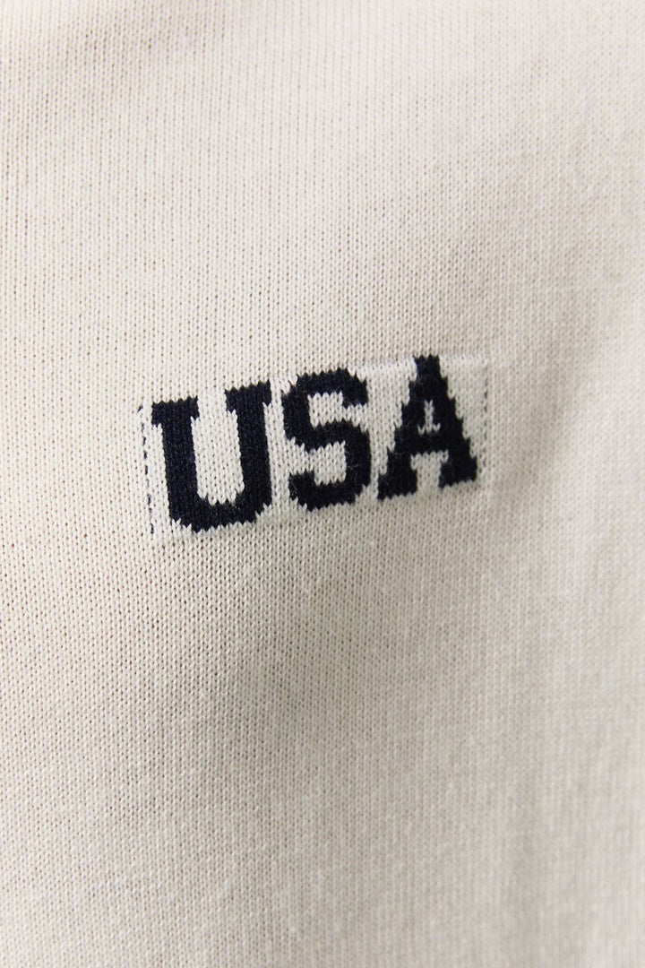 Americana Zip Pullover