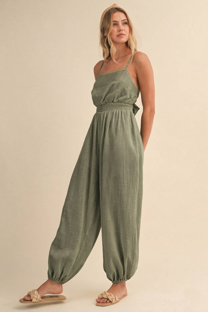 Donna Backless Jumpsuit