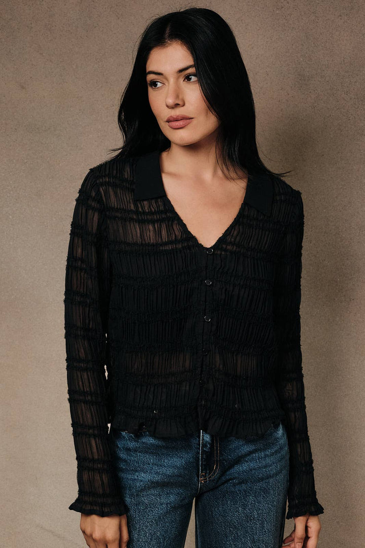 Beth Shirred Top
