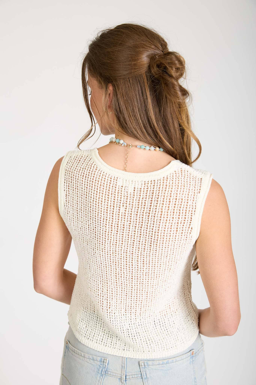 Mona Front Tie Vest
